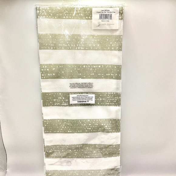 Santa Barbara: All you need is Love and Pizza Tea Towel.  New - Picture 2 of 3